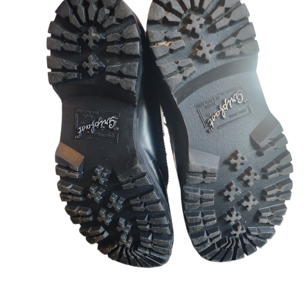 Gripfast Black Leather Men's Oxfords - Picture 2 of 3